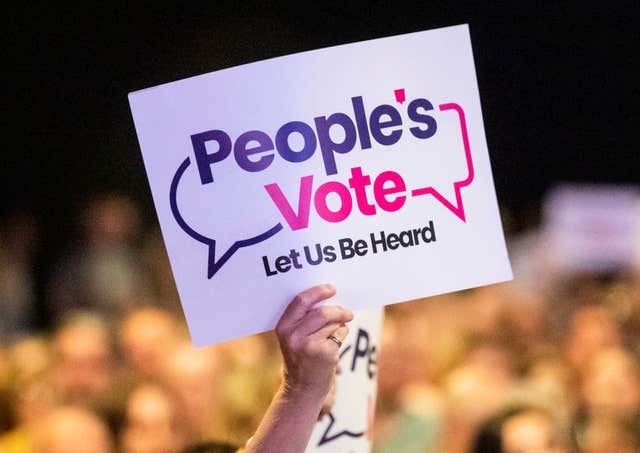 Referendum rally