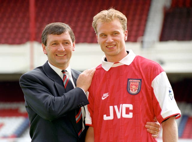 Soccer – Barclays Premiership – Arsenal Signs Dennis Bergkamp – Highbury