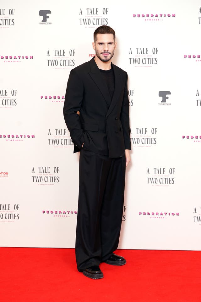 Francois Civil attending the launch of A Tale of Two Cities