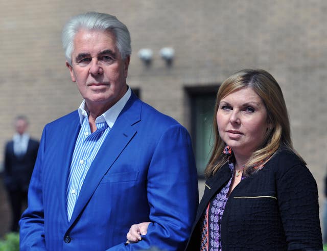 Max Clifford with his daughter Louise in 2014