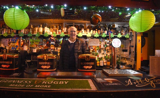 Colin Taylor, owner of the Toucan in Soho, is ready for an invasion by Irish fans (Kirsty O'Connor/PA)