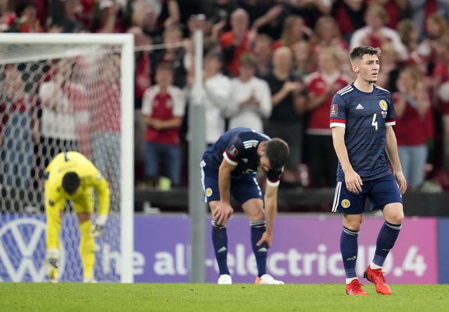 Scotland had a tough night in Copenhagen 