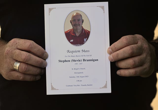 Stephen Brannigan funeral