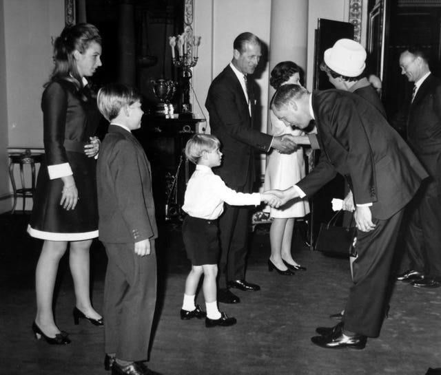 Royalty – Queen Elizabeth II and Neil Armstrong – Buckingham Palace