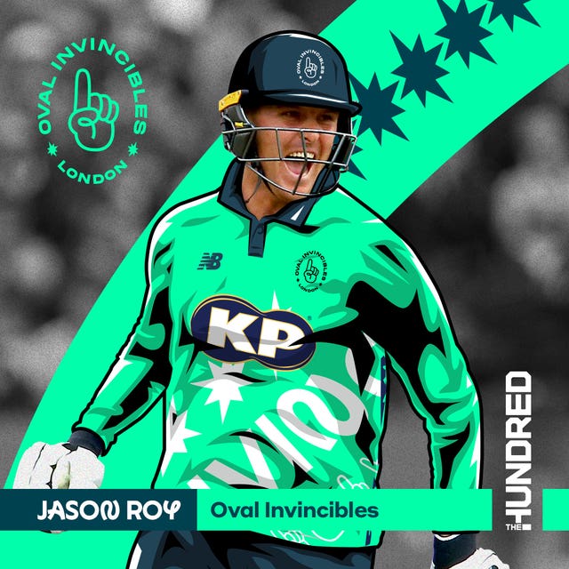 Jason Roy is an Oval Invincibles