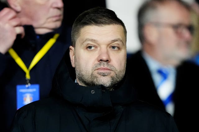Nils Koppen watches from the stand