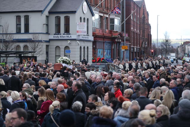 Ian Ogle funeral