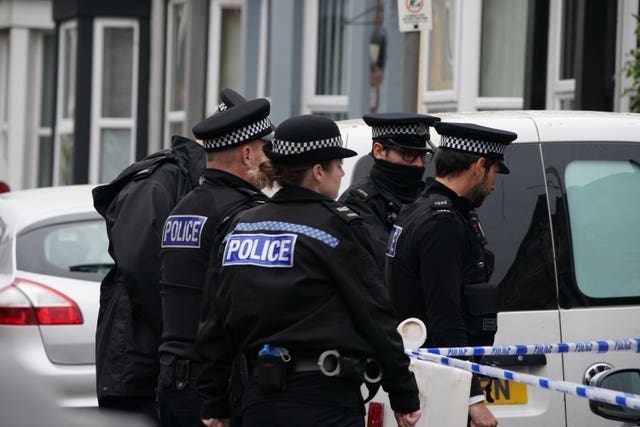 Police in Sutcliffe Street
