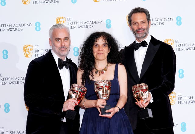 British Academy Film Awards 2022 – Press Room – London