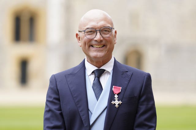 Gregg Wallace after being made an MBE at Windsor Castle