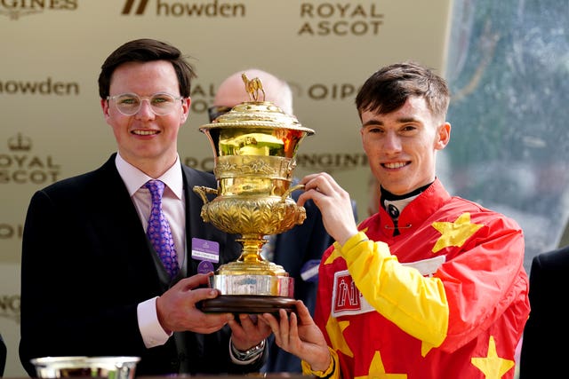 Joseph O'Brien with Shane Crosse