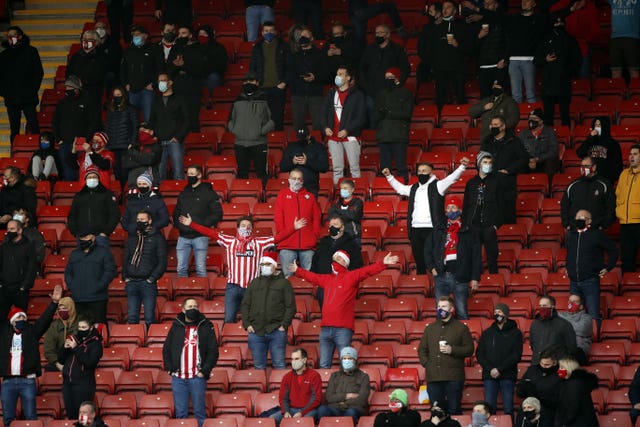 Southampton had a few Premier League games in front of a reduced crowd this season