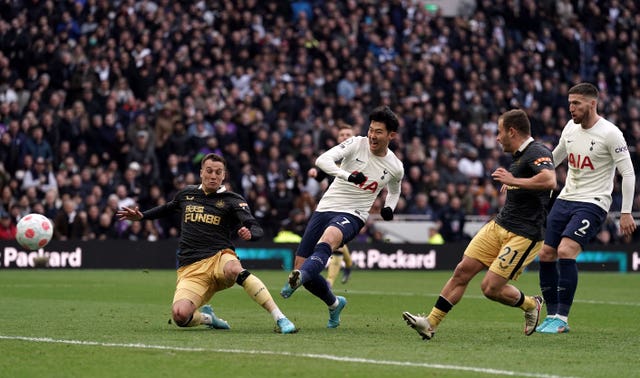 Son Heung-min scores 