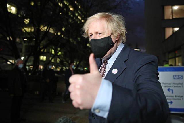Prime Minister Boris Johnson