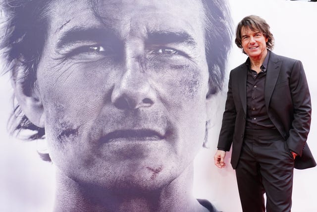 Tom Cruise at the Mission: Impossible – The Final Reckoning global premiere