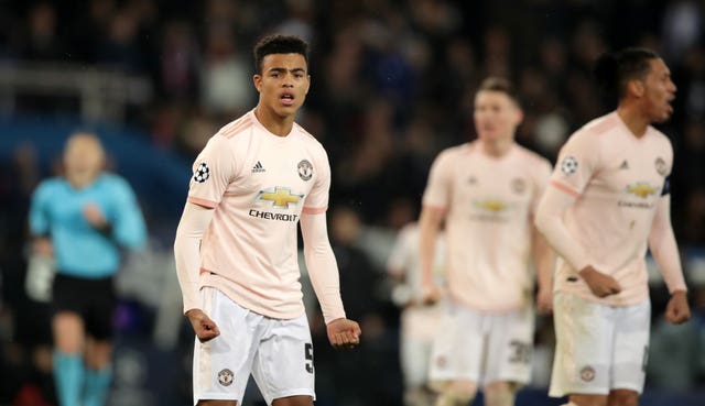 Mason Greenwood made his Manchester United debut in the famous March 2019 win at PSG