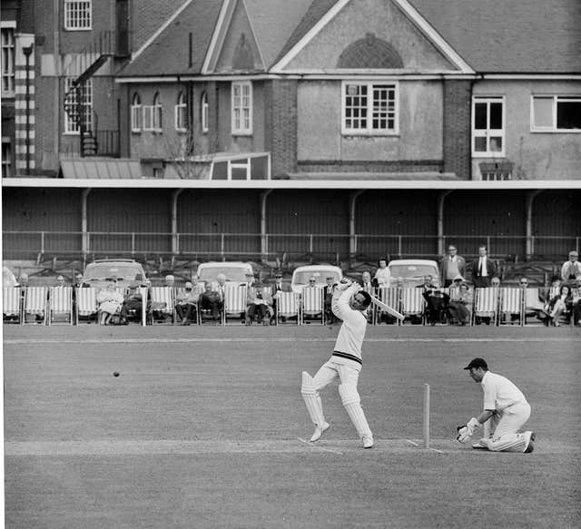 Gary Sobers captaining and batting for Nottinghamshire