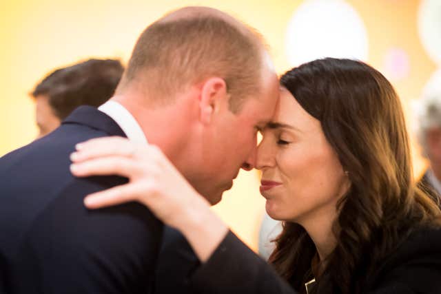 Duke of Cambridge and Jacinda Ardern