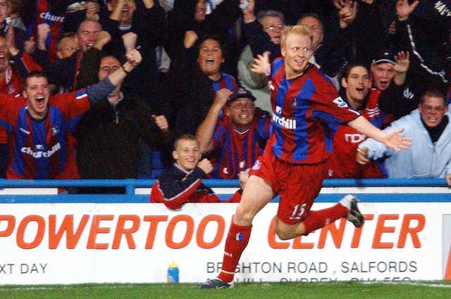 ECA board member Aki Riihilahti, pictured during his Palace days, says the Champions League revamp benefits all clubs, not just the continent's giants