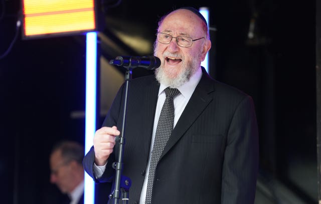Chief rabbi Sir Ephraim Mirvis