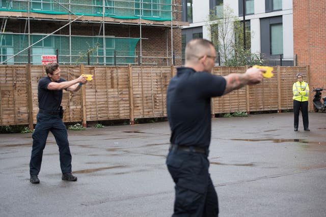Taser training