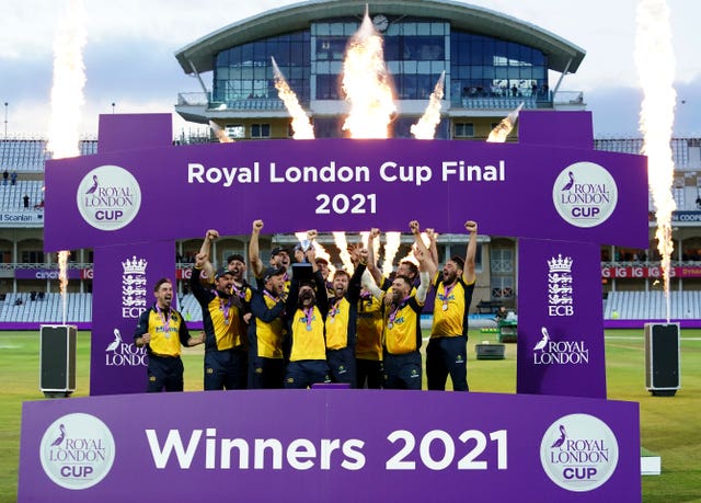 Glamorgan won the Royal London Cup at Trent Bridge (Zac Goodwin/PA)