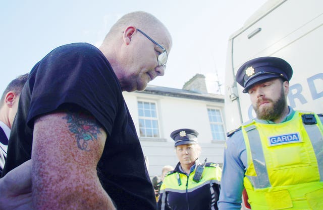Richard Satchwell leaving the District Court in Cashel, Co Tipperary