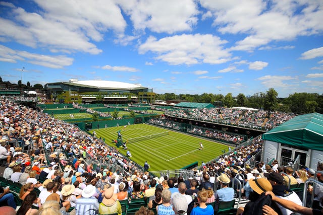 Court 12 was in pristine condition for its opener as Watson took on the 17-year-old qualifier 