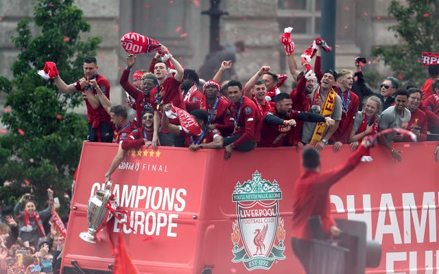 Liverpool Champions League Winners Parade