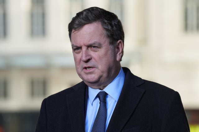 Shadow chancellor Mel Stride outside BBC Broadcasting House