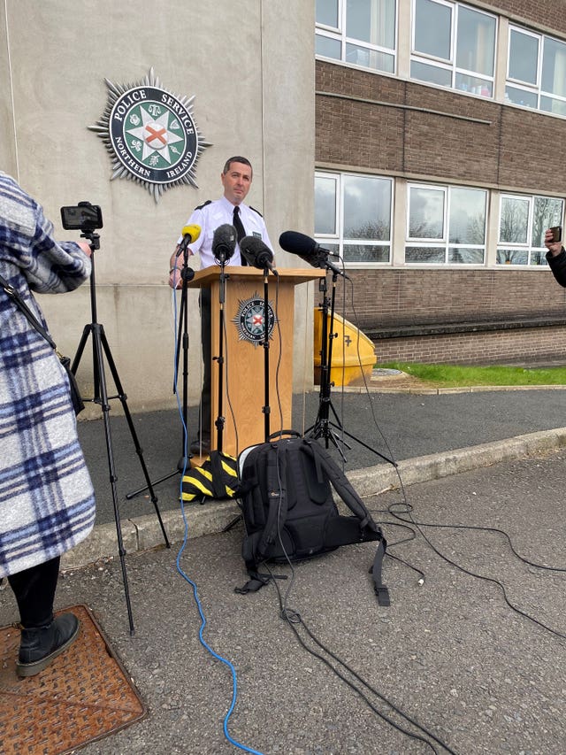 PSNI Assistant Chief Constable Jonathan Roberts 