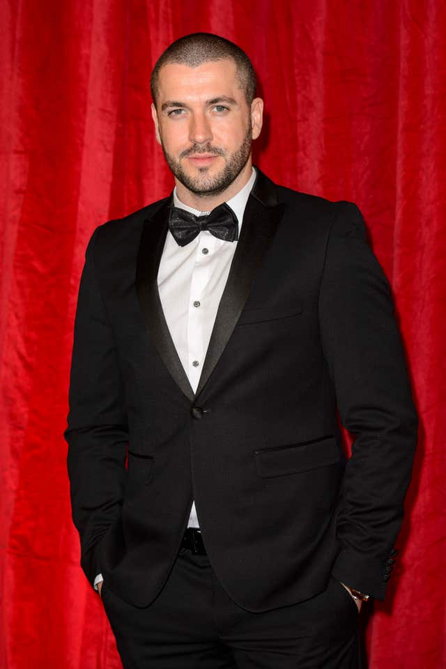 Shayne Ward played Aidan Connor (Matt Crossick/PA)