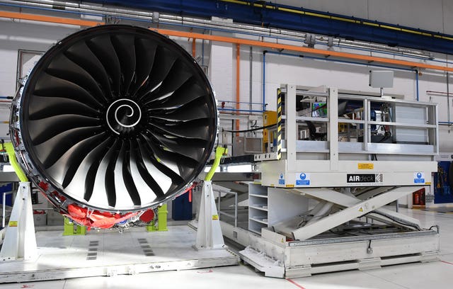 A Rolls-Royce engine