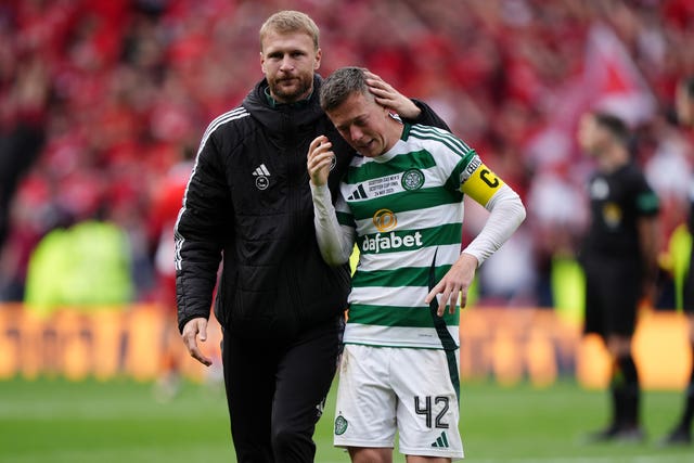 Callum McGregor against Aberdeen in May