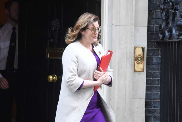 International Development Secretary Penny Mordaunt leaving 10 Downing Street, London, after a Cabinet meeting. (Victoria Jones/PA)