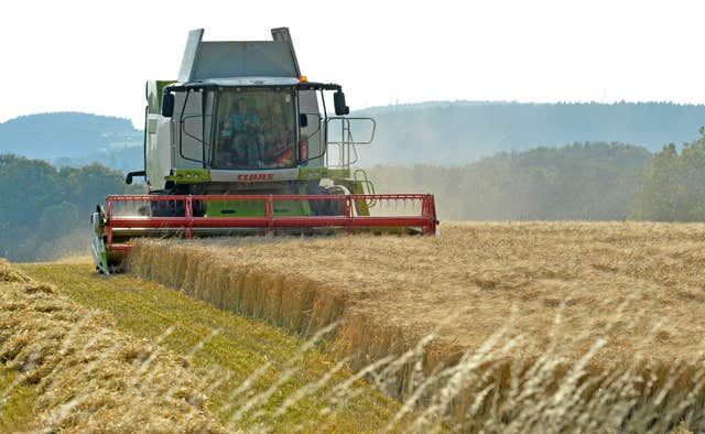 A combine harvester