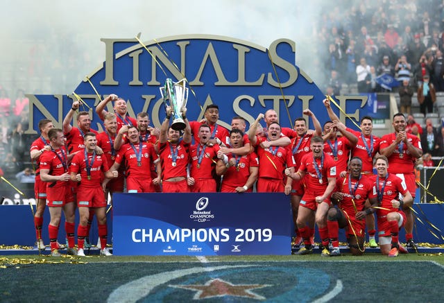 Saracens secured success in the Heineken Champions Cup last year after a 20-10 victory over Leinster in Newcastle