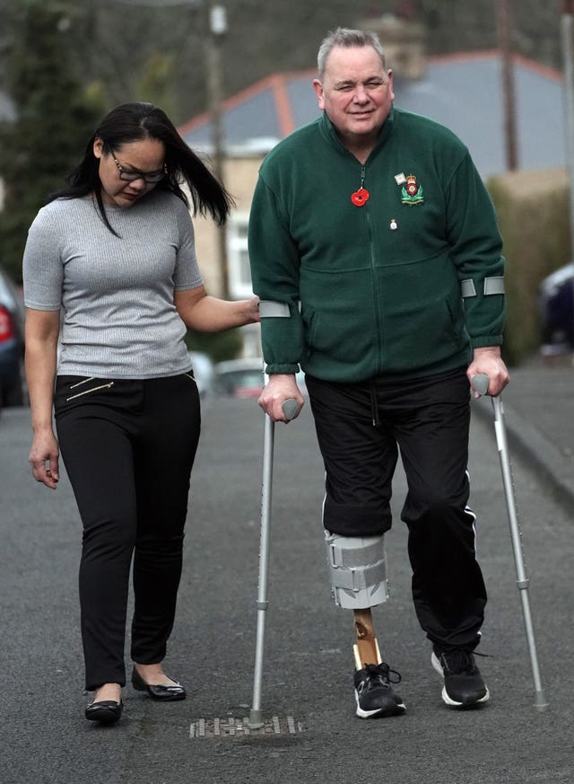 Steve Watson and his wife Atchari