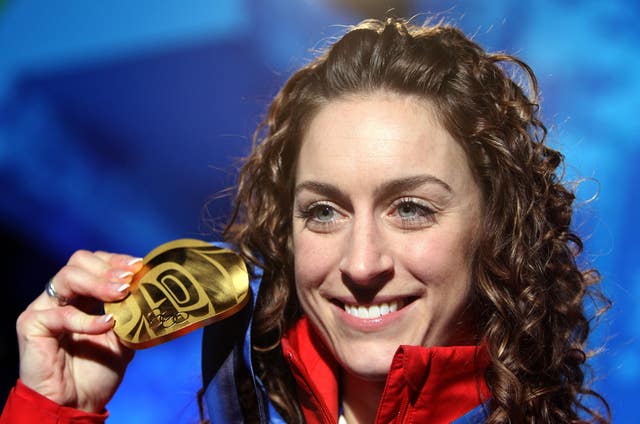 Briton Amy Williams won the 2010 Olympic skeleton title