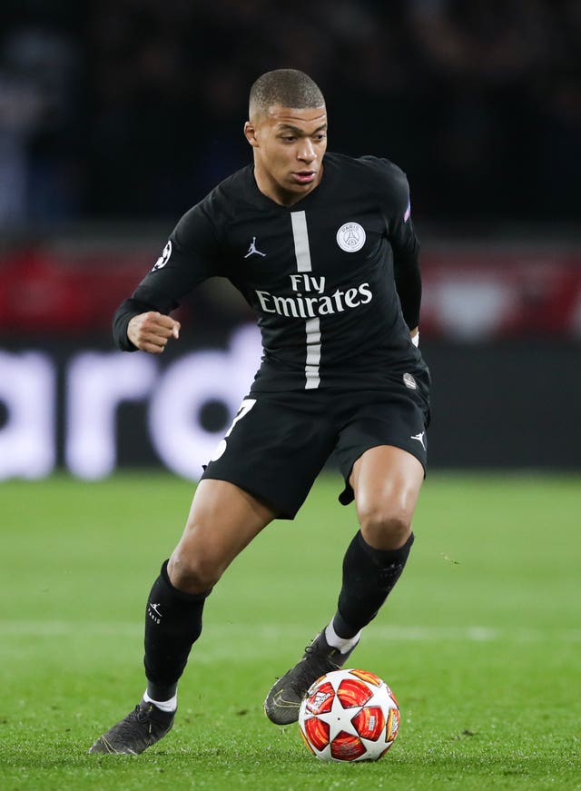 Paris Saint-Germain's Kylian Mbappe