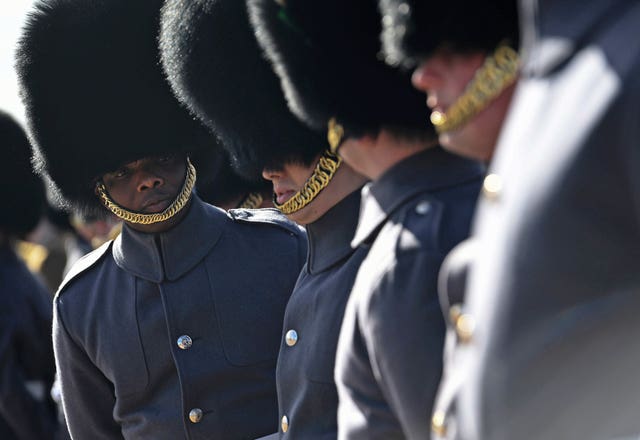 Soldiers from the 1st Battalion Welsh Guards