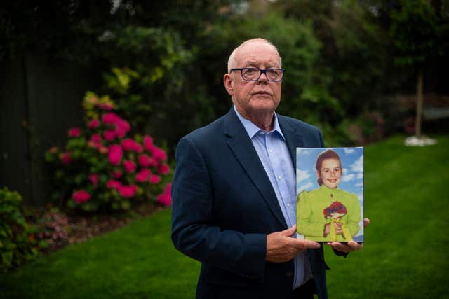 Michael O’Hare, who has vowed to fight for justice for his sister Majella O’Hare who was shot dead by the Army in Co Armagh (Victoria Jones/PA)
