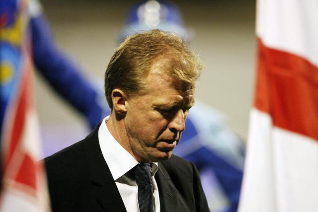 Steve McClaren was England manager for both of the Euro 2008 qualifying clashes with Croatia.