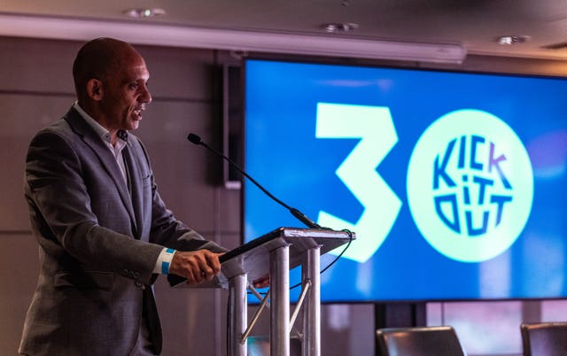 Kick it Out chief executive Tony Burnett