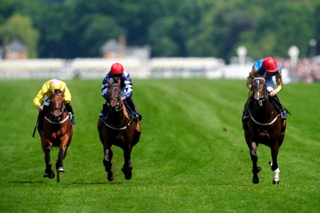 Leovanni (right) landed the Queen Mary Stakes 12 months ago