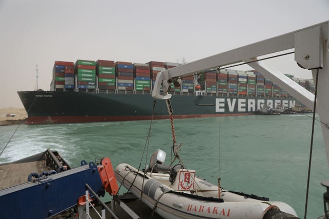 Ever Given cargo ship blocks Suez Canal