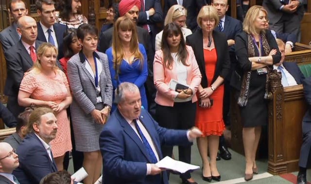 Ian Blackford speaks in the House of Commons during Prime Minister’s Questions