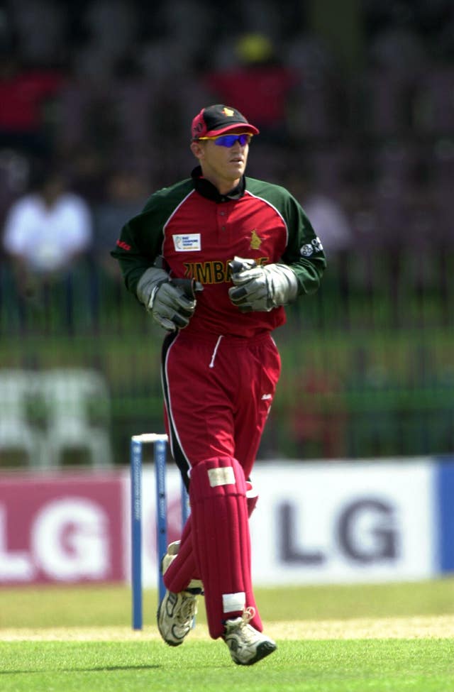 Andy Flower in action for Zimbabwe