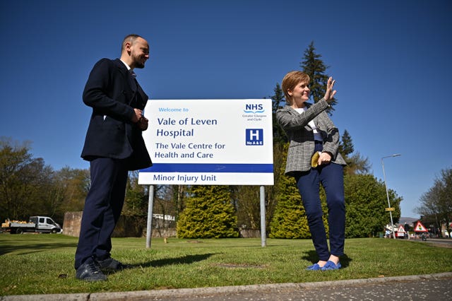 Toni Giugliano and Nicola Sturgeon