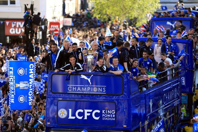 Leicester City 2015/16 Barclays Premier League Champions Parade